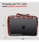 Stylcozy Prime Laptop Bags for Men Office Use | Upto 15.6 inch | Expandable Bottom | PU Leather | Artificial | Professional Office Bag for Man & Women - Dark Brown Stylcozy Prime Laptop Bags for Men Office Use | Upto 15.6 inch | Expandable Bottom | PU Leather | Artificial | Professional Office Bag for Man & Women - Dark Brown