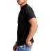 Stylcozy Men's T-Shirts Regular Fit Cotton Black