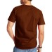 Stylcozy Men's T-Shirts Regular Fit Cotton Coffee