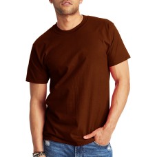 Stylcozy Men's T-Shirts Regular Fit Cotton Coffee