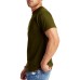 Stylcozy Men's T-Shirts Regular Fit Cotton Olive