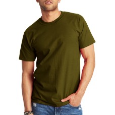 Stylcozy Men's T-Shirts Regular Fit Cotton Olive