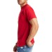 Stylcozy Men's T-Shirts Regular Fit Cotton Red