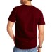 Stylcozy Men's T-Shirts Regular Fit Cotton Wine