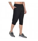 Stylcozy Men's Regular Fit Cotton Three Fourth Capri Black