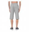 Stylcozy Men's Regular Fit Cotton Three Fourth Capri Light Grey