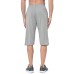 Stylcozy Men's Regular Fit Cotton Three Fourth Capri Light Grey