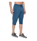 Stylcozy Men's Regular Fit Cotton Three Fourth Capri Denim Blue