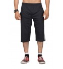 Stylcozy Men's Regular Fit Cotton Three Fourth Capri Dark Grey (SCMC11)