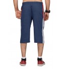 Stylcozy Men's Regular Fit Cotton Three Fourth Capri Denim Blue (SCMC14)