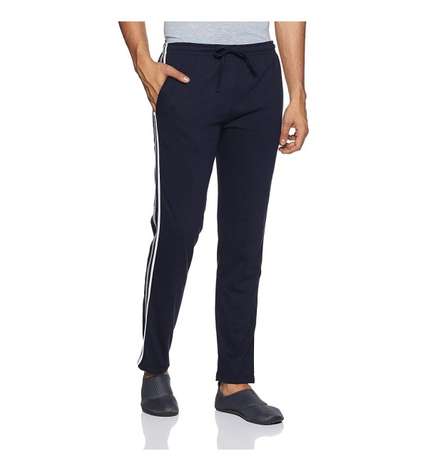 Stylcozy Premium Men's Navy Blue Cotton Track Pants