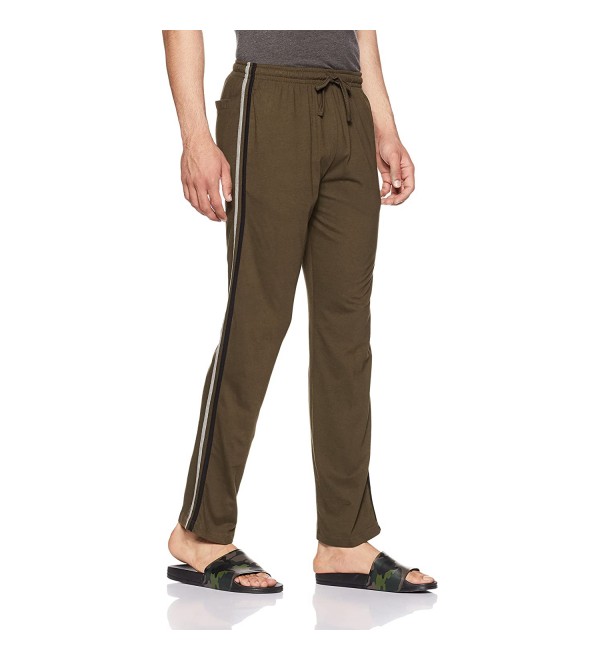 Stylcozy Premium Men's Olive Green Cotton Track Pants