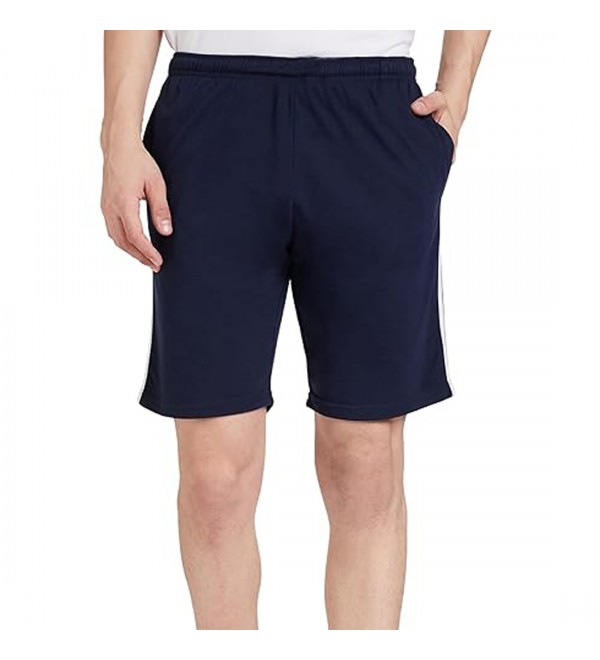 Stylcozy Men's Regular Fit Shorts Navy Blue Color with Back Pocket (SCMS10)