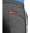 Stylcozy Men's Regular Fit Shorts Dark Grey Color with Back Pocket (SCMS11)