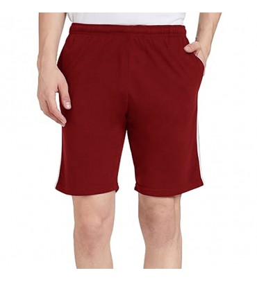 Stylcozy Men's Regular Fit Shorts Maroon Color with Back Pocket (SCMS12) Stylcozy Men's Regul...